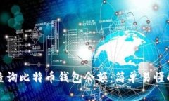如何查询比特币钱包余额：简单易懂的指南
